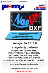 NapLin DXF 2.0 z regulacją zwisów